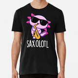 Remera Sax-olotl Divertidos Juegos De Palabras Con Saxofón (