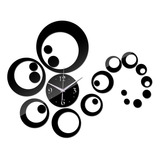 Reloj De Pared 3d Decoración Hogar Adhesivo Acrilico Platos