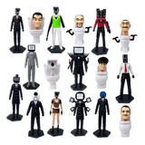 Figura Decorativa De Juguete Tv Man Audio Man, 17 Piezas