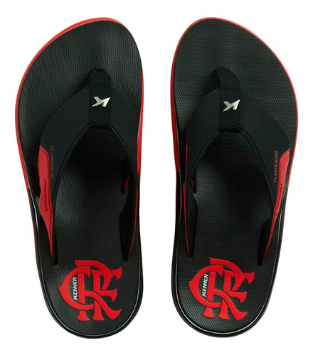 Chinelo Sandália Kenner X-gel Dto-01 Masculino Flamengo