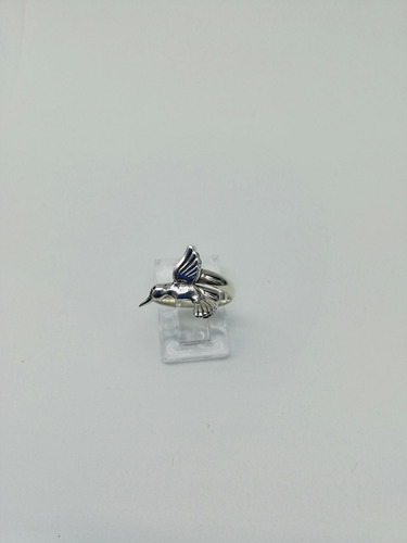 Anillo De Colibri Plata Ley .925 Mod2