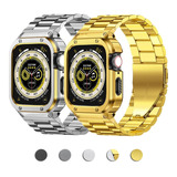 Correa De Acero+funda Para Apple Watch Series Ultra 8 7 Se 6