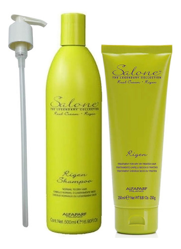 Kit Shampoo 500 + Tratamiento 250 Rigen Secos Alfaparf