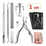 6pc/set De Profesional Pedicura Encarnado Uñas Herramientas