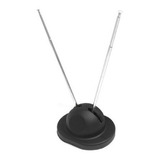 Antena Tv Con Base - Canales De Aire Con Adaptador Pin Fino 