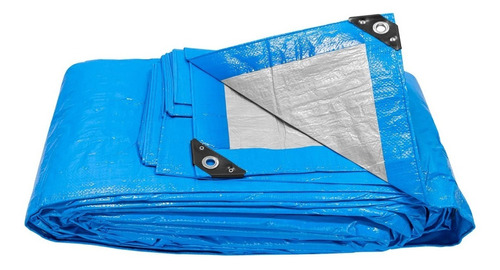 23786 Lona Uso Rudo 7x10 M, Azul, Impermeable Proteccion Uv