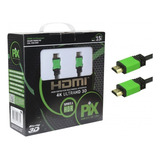 Cabo Hdmi 15 Metros 2.0 4k Ultra Hd 3d 19 Pinos Premium