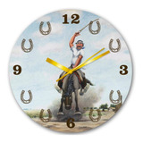 Reloj De Pared De Molina Campos Tradicional Gauchesco 30cm