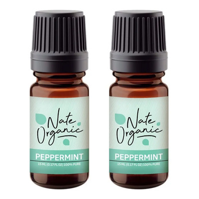 Aceite Esencial Menta Piperita 100% Natural Nate Organic 15ml Difusor | MercadoLibre