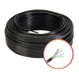 Cable Red Exterior Cat 6 Rollo 100 Mts 100% Cobre