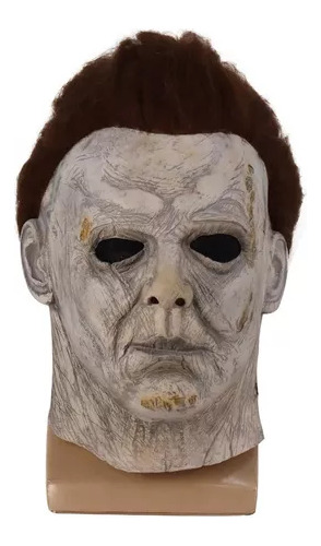 Máscara Michael Myers Led Halloween Realista Latex*2 Piezas
