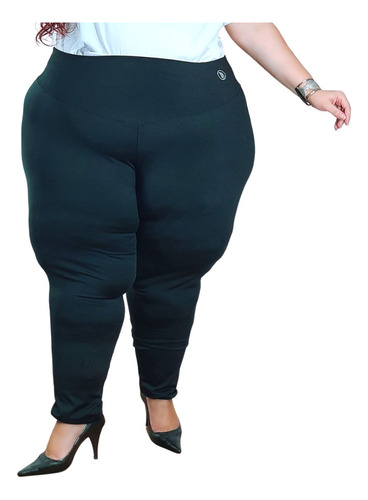 Calça Plus Size Versátil Casual Cinta Acinturada Comprime G6