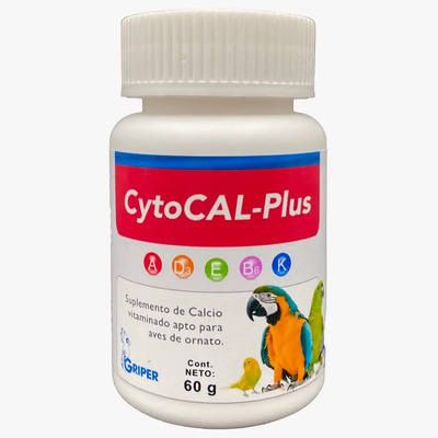 Cytocal-plus 60g. Calcio Vitaminado Para Aves De Ornato | MercadoLibre