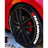 Letras Para 4 Llantas Hankook Rubber Stickers