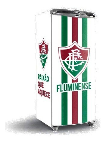 Adesivo Geladeira Envelopamento Total Time Fluminense