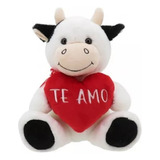 Vaca De Peluche Con Corazón Importado Original Cute