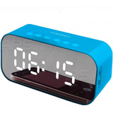 Reloj De Mesa   Digital Durawell Spk-b015  -  Azul 