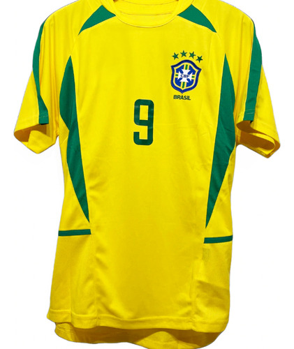 Camisa Cbf Brasil Retrô - Ronaldo 2002