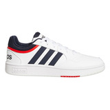 Tenis Lifestyle adidas Hoops 3.0 - Blanco-azul