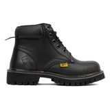 Botas Trabajo Unisex Casco Acero Cosido Negro Pma 036 Gnv®