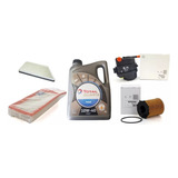 Kit 4 Filtros Original + 4l Aceite Total Peugeot 207 1.4 Hdi