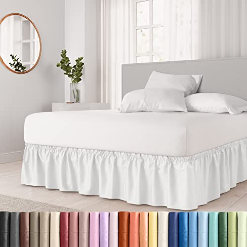 Faldón De Cama Ajustable - Blanco - Para Camas Queen - 15