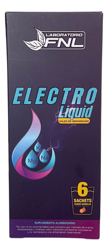 Electrolitos - Electro Liquid Fnl 6 Sachets (naranja)