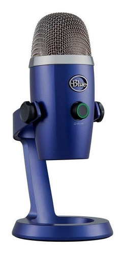 Microfone Blue Yeti Nano Condensador Usb Vivid Blue 