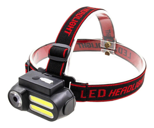 Lanterna Cabeça Recarregavel Triplo Led T6 + 2 Cob - 15000lm