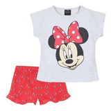 Pijama De Verano Minnie Mouse - Original Disney - 3 Diseños