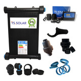 Kit 5 Placas 2mt - Aquecedor Solar Piscinas - Completo F