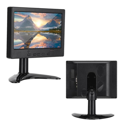 Monitor Portátil 1080p De 7 Pulgadas 16:9 1080p Hdmi Vga Av