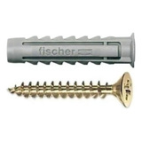 Taco Tarugo Fischer Sx10 + Tornillo 23x60 Bolsa 50+50 Unid