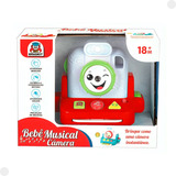 Bebe Musical Câmera Infantil Educativo 6308 - Braskit