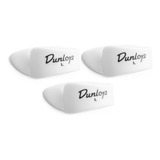 Dedeira Para Violão Dunlop Kit Com 3 Un. Branca 