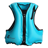 Chaleco De Salvavidas Natación Inflable Adultos Azul