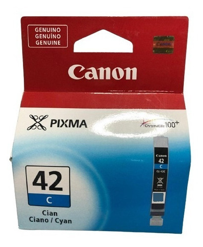 Cartucho De Tinta  Canon Cli-42  Cyan   Nuevo Y Facturado