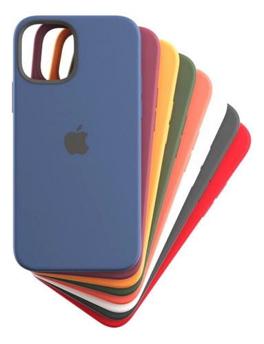Funda Silicone Case Para iPhone 12 12pro 12 Promax Colores