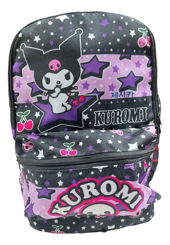 Mochila Kuromi Kuromy Hello Kitty Kawaii Estrella Escolar 
