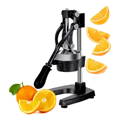Exprimidor De Naranjas Toronjas Manual Grande De Uso Rudo Color Negro | Envío gratis