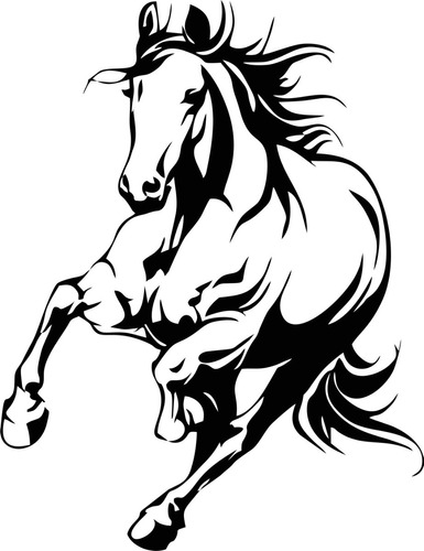 Adesivo De Parede Cavalo Rodeio Din033