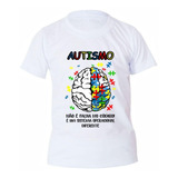 Camiseta Autista Autismo Não É Falha No Código Infantil