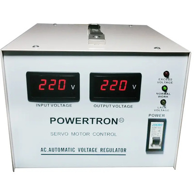 Regulador de Voltaje 2 KVA 220 Volts Marca Powertron | Meses sin interés