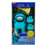 Figura Among Us Com 6 Acessórios Azul 9cm Série 2 Toikido