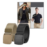 2pzs Casual Calidad Cinto Militar Cinturones Hombre Casual