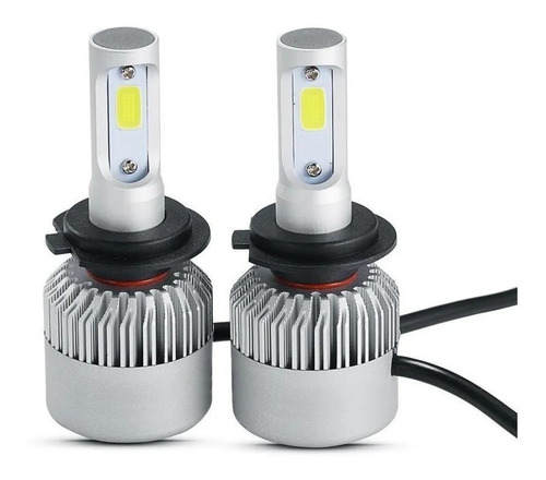 Led Cree S6 10ma Gen + T10 Silicona H1 H7 Hb3 9006 32000 Lm