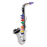 Hjb Sliver Musical Infantil Saxofone Para Instrumento De