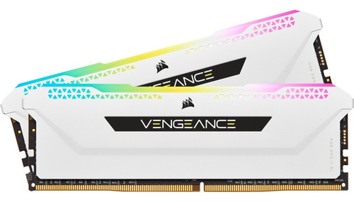 Kit Memoria Ram Corsair Rgb Ddr4, 3600mhz 16gb 2x8gb Blanco