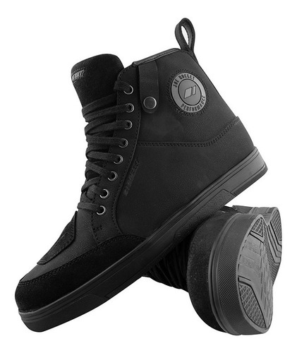 Botas Casual Moto Urbana Joe Rocket Mission Negro Tipo Tenis