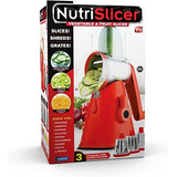 Nutrislicer 3-en 1 Mandolina Giratoria Pica/corta Verduras 